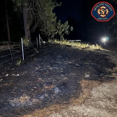 Spokane Valley Fire Department responded to multiple brush fires in the early morning of Aug. 12.  (Spokane Valley fire Department)