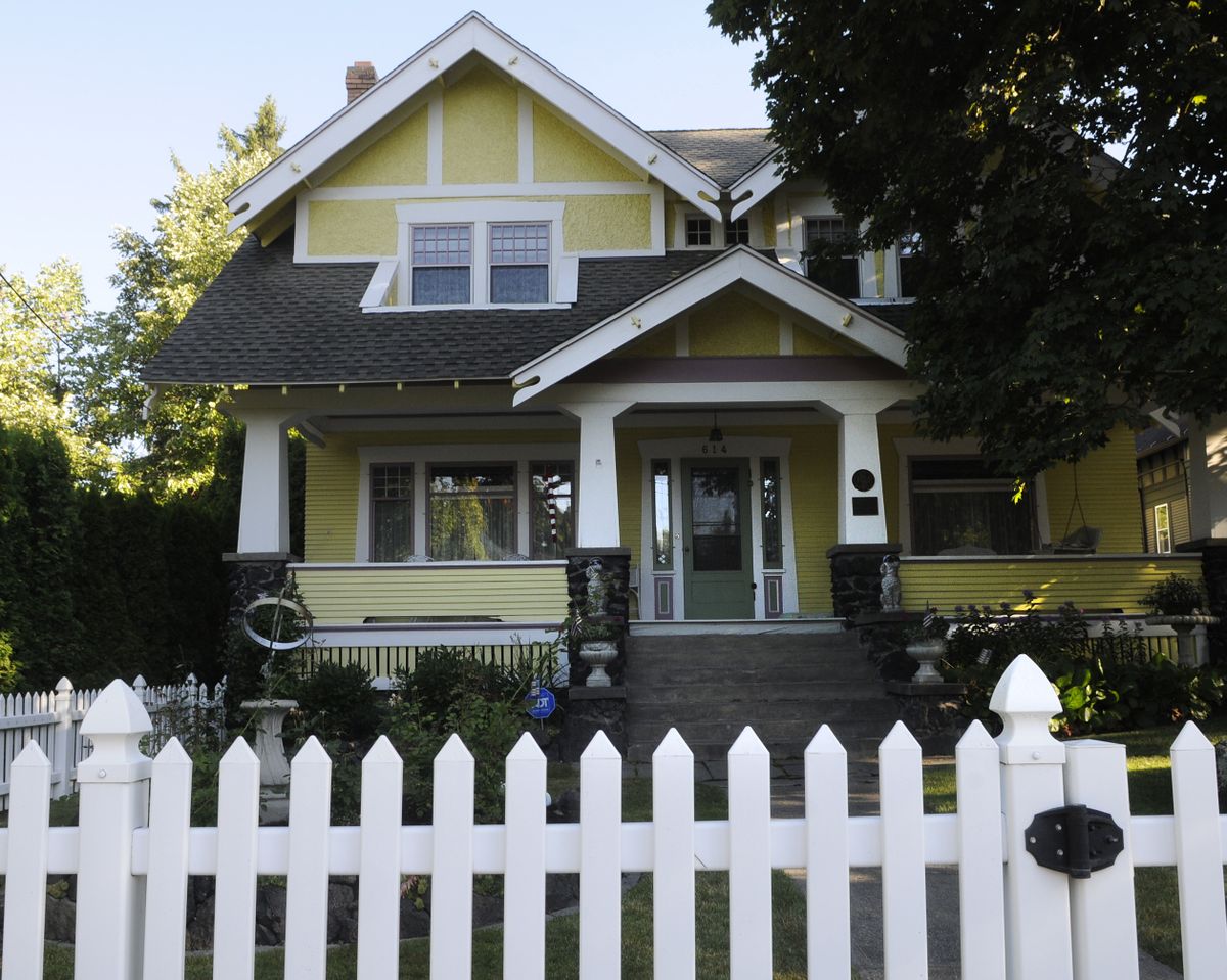 The Marguerite Motie House, at 614 W. 13th Ave. in Spokane, is on the Spokane Register of Historic Places. (Dan Pelle)