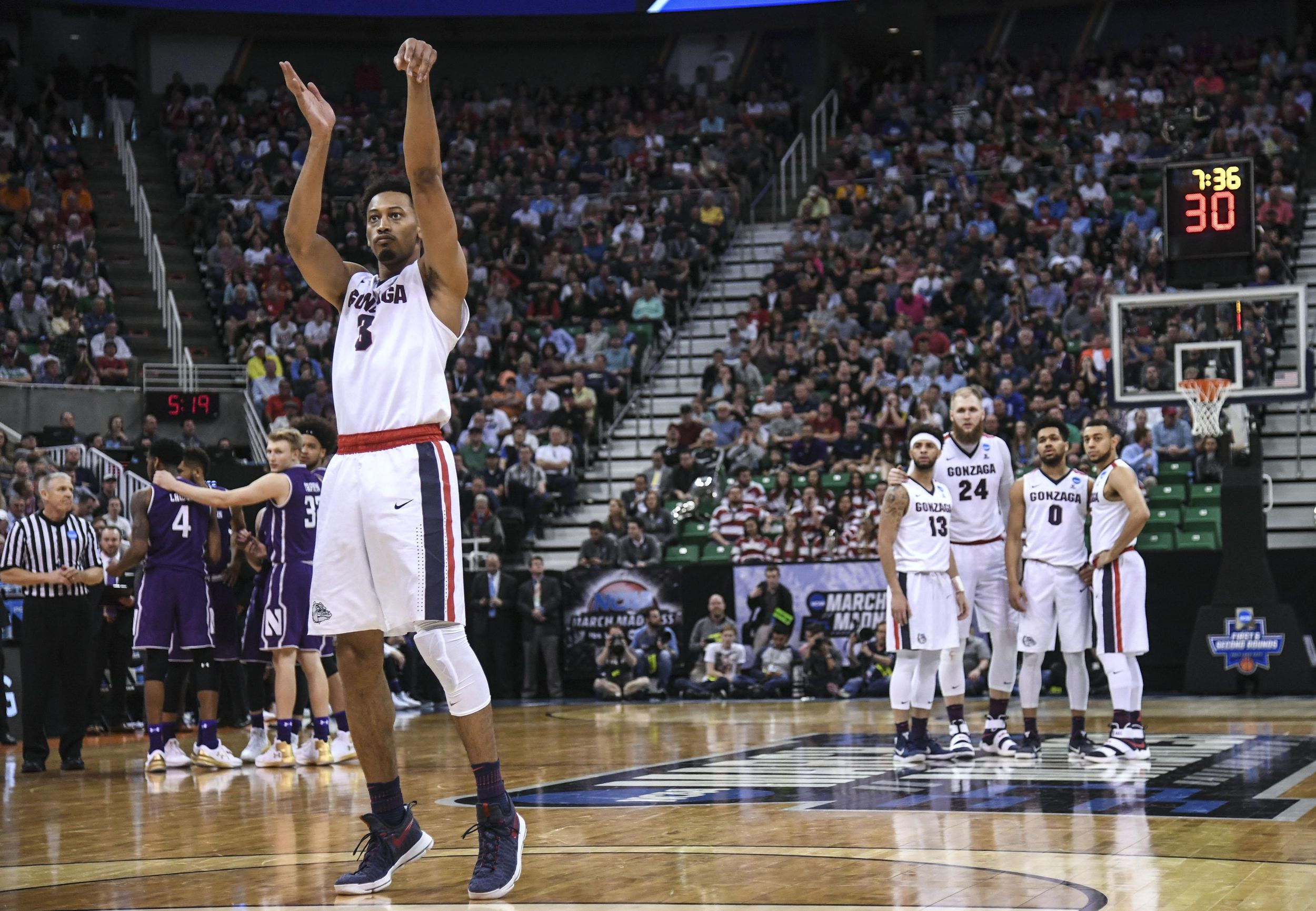 Gonzaga missed big opportunity with Northwestern flagrant foul The
