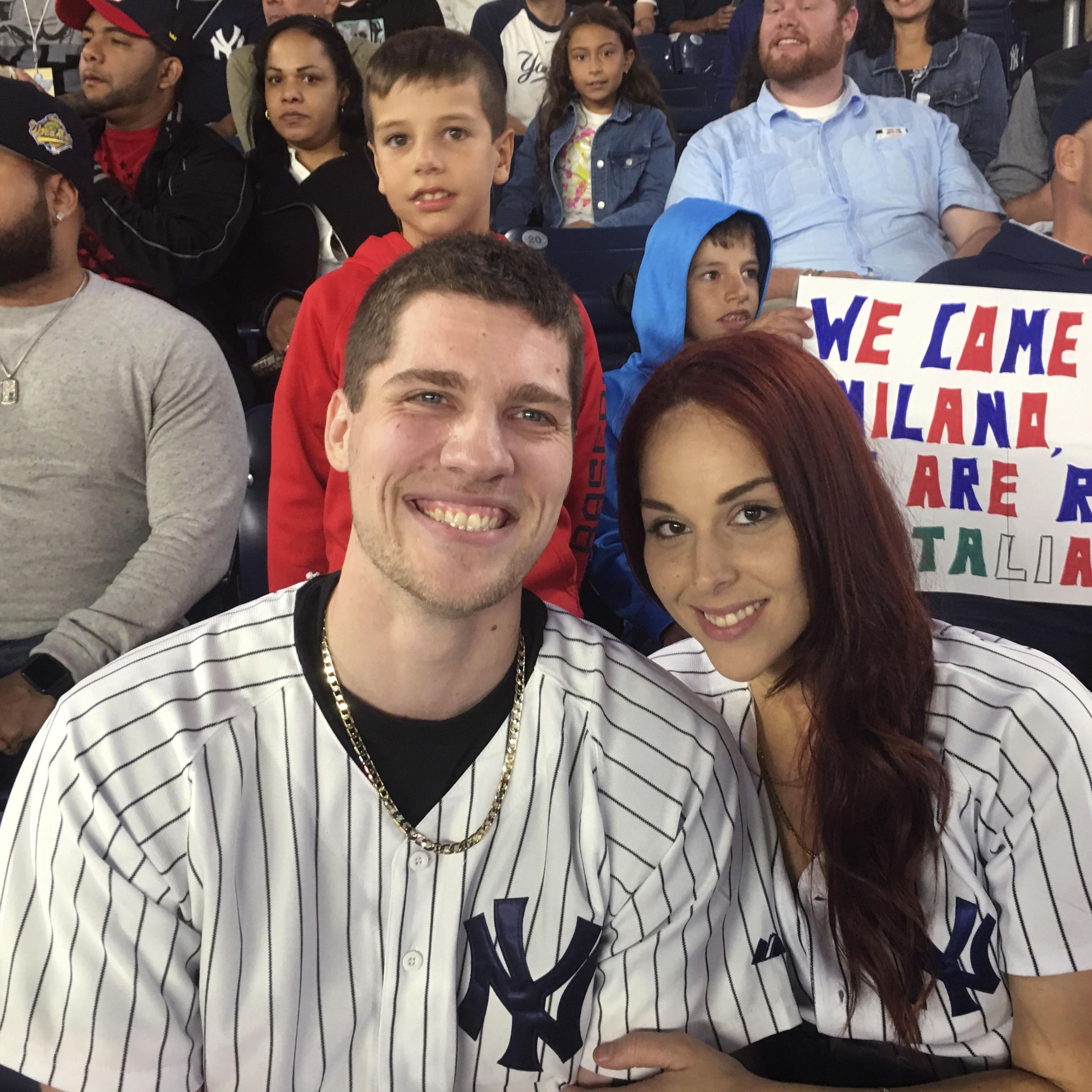 Fan drops ring during televised Yankee Stadium engagement
