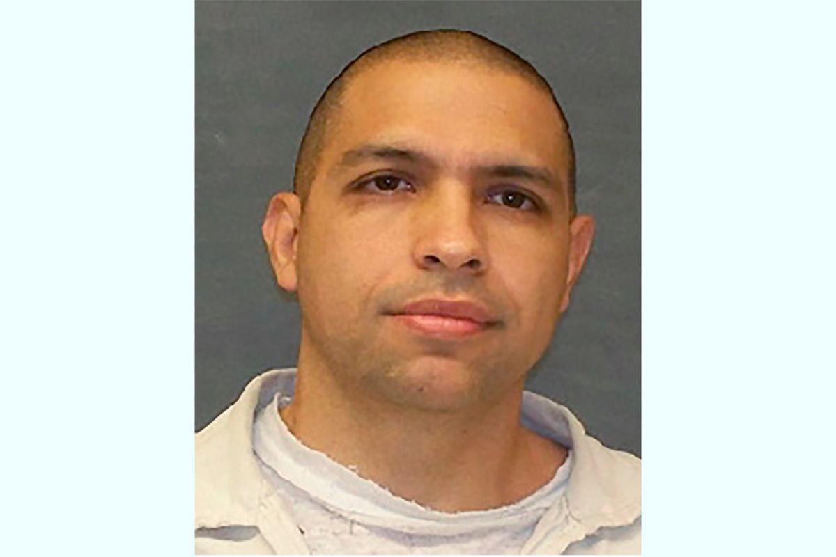 This undated photo provided by the Texas Department of Criminal Justice shows Gonzalo Lopez. Lopez, a convicted murderer on the run since escaping a prison bus after stabbing its driver last month, was shot dead by law enforcement late Thursday, June 2, 2022, after he killed a family of five and stole their truck from a rural weekend cabin, a Texas prison system spokesman said.  (HOGP)
