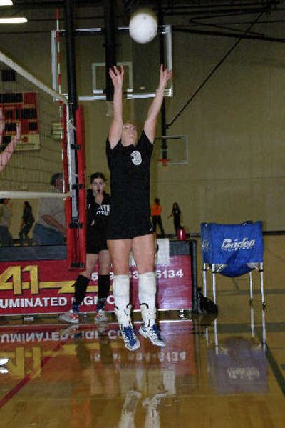 
 Lindsay Jelke is a four-year varsity volleyball player at Lakeside High School. 
 (Greg Collins / The Spokesman-Review)