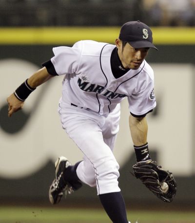 Once MLB Network gets up and running, expect plenty of highlights from Seattle All-Star outfielder Ichiro Suzuki.  (Associated Press / The Spokesman-Review)