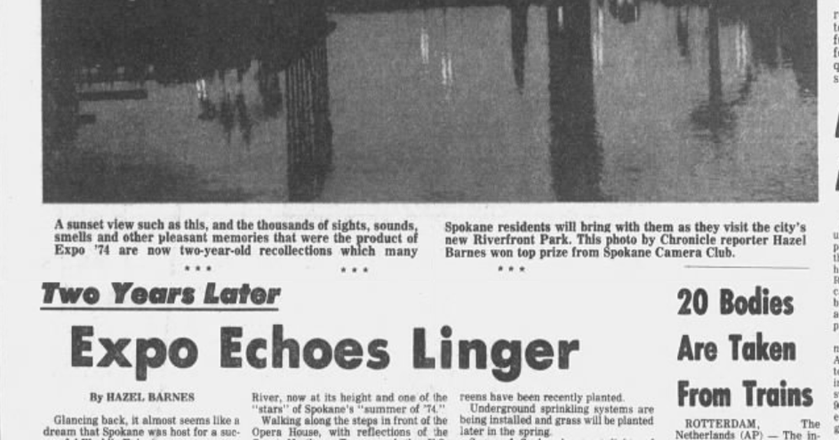 This day in history: Expo site features linger two years later. Water shortage affects farmers in Northwest