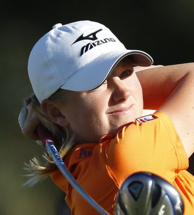 Stacy Lewis leads by three and is halfway to victory at the LPGA Kraft Nabisco Championship in Rancho Mirage, Calif. (Associated Press)