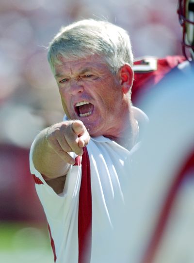 Dennis Erickson is known for his passion for winning.  (File Associated Press / The Spokesman-Review)