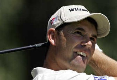 
Associated Press British Open winner Padraig Harrington practiced in the heat.
 (Associated Press / The Spokesman-Review)