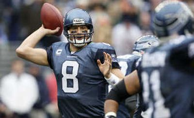 
Seattle's Matt Hasselbeck made his third Pro Bowl. Associated Press
 (Associated Press / The Spokesman-Review)