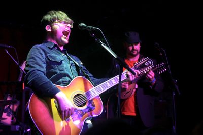 Colin Meloy, left, and Chris Funk of the Decemberists perform during the SXSW Music Festival in Austin, Texas, March 17.  (Associated Press / The Spokesman-Review)