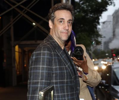 Michael Cohen, Donald Trump’s former personal attorney, leaves his apartment, Friday, May 3, 2019, in New York. Cohen is scheduled to report to the Otisville Federal Correctional Facility in upstate New York on Monday to begin serving his three year prison term for tax evasion, lying to Congress and campaign finance crimes. (Kathy Willens / AP)