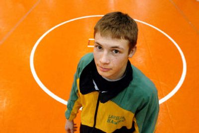 
Brandon Palaniuk is on his way to a record-setting wrestling career at Lakeland High School.
 (Jesse Tinsley / The Spokesman-Review)