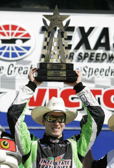
Kyle Busch celebrates in Victory Lane. Associated Press
 (Associated Press / The Spokesman-Review)