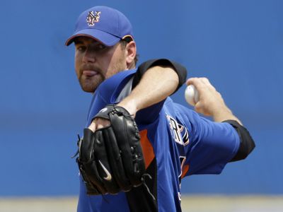 Mets starter Mike Pelfrey is a fan of the new ballpark. (Associated Press / The Spokesman-Review)