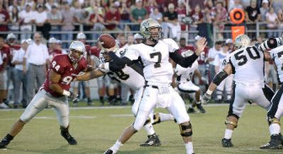 
Michael Harrington has remained upbeat about coming to Moscow despite an up-and-down career with the University of Idaho football team. 
 (File/ / The Spokesman-Review)
