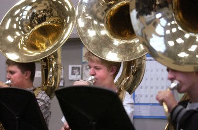 
Michael Butler, Michael Gordon and Greg Barnes (from left) play 