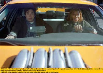 
Jimmy Fallon and Queen Latifah go for a ride in 
