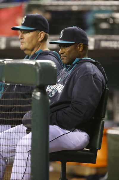 Manager Lloyd McClendon, right, and his Mariners posted 51-44 record entering the All-Star break. (Associated Press)