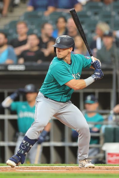 Cade Marlowe, a 20th-round pick of the Seattle Mariners in 2019, has stepped up in place of the injured outfielder Jarred Kelenic.  (Getty Images)