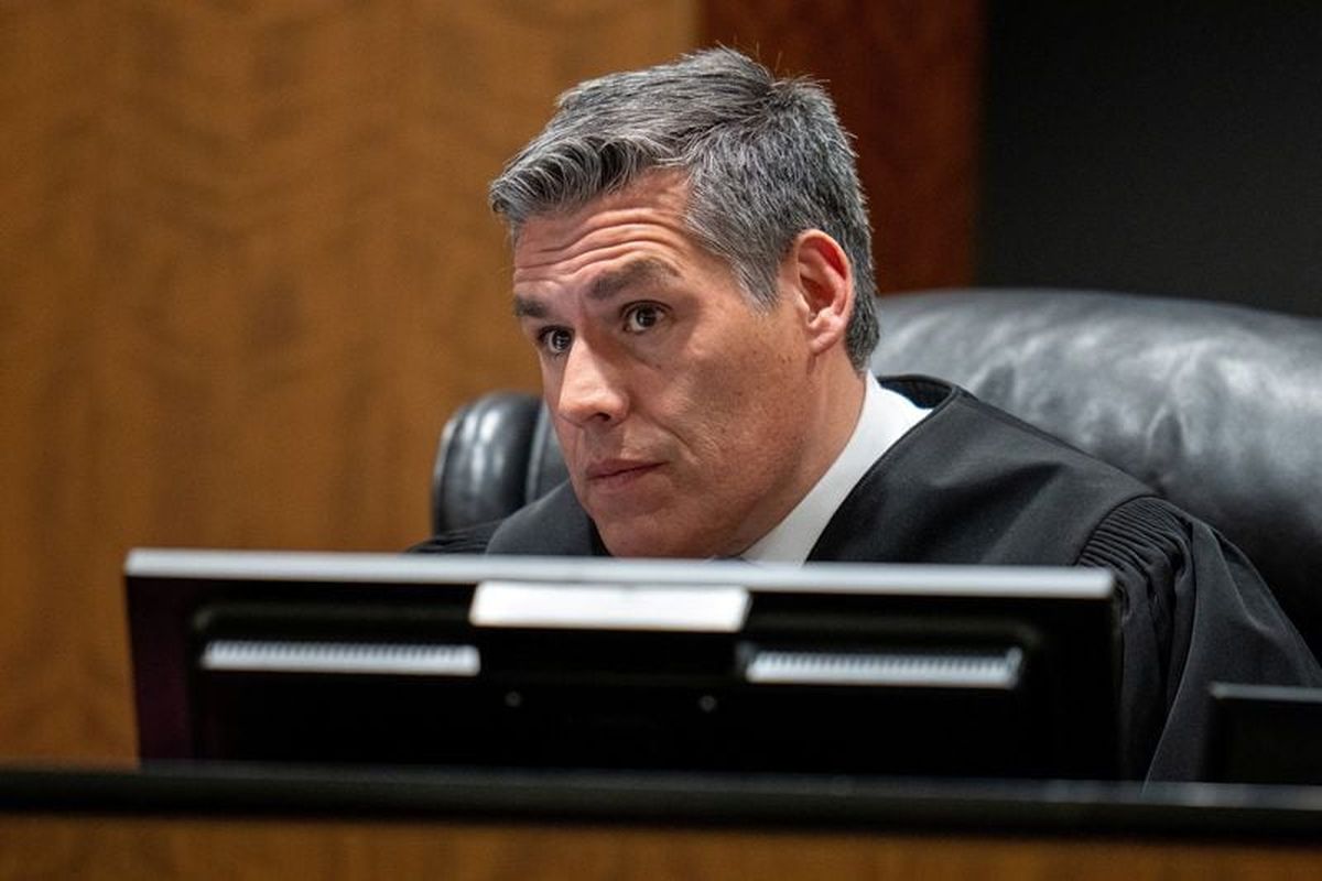 Judge Tony Graf presides over a hearing for Tyler Robinson, accused in the fatal shooting of conservative activist Charlie Kirk, at the 4th District Court in Provo, Utah, U.S., April 17, 2026. Trent Nelson/Pool via REUTERS  (Trent Nelson)