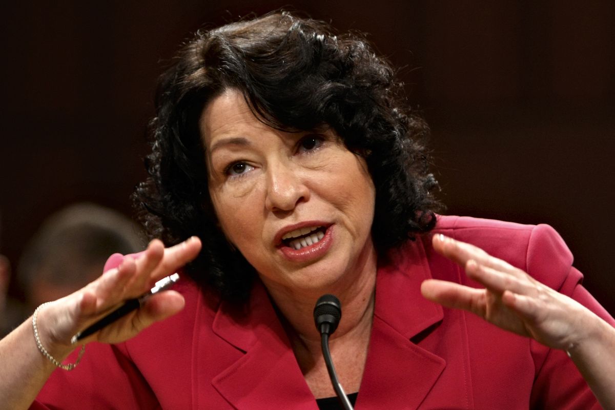 In a vehement dissent which she read aloud to the court, Justice Sonia Sotomayor argued that the Constitution does not “give the majority free rein to erect selective barriers against racial minorities.” (Associated Press)