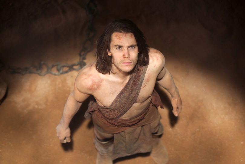 Taylor Kitsch in “John Carter,” definitely Disney’s low moment of 2012.