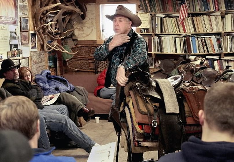 Smoke Elser, wilderness outfitter from Western Montana, teaches courses in outfitting and packing livestock. (Associated Press)