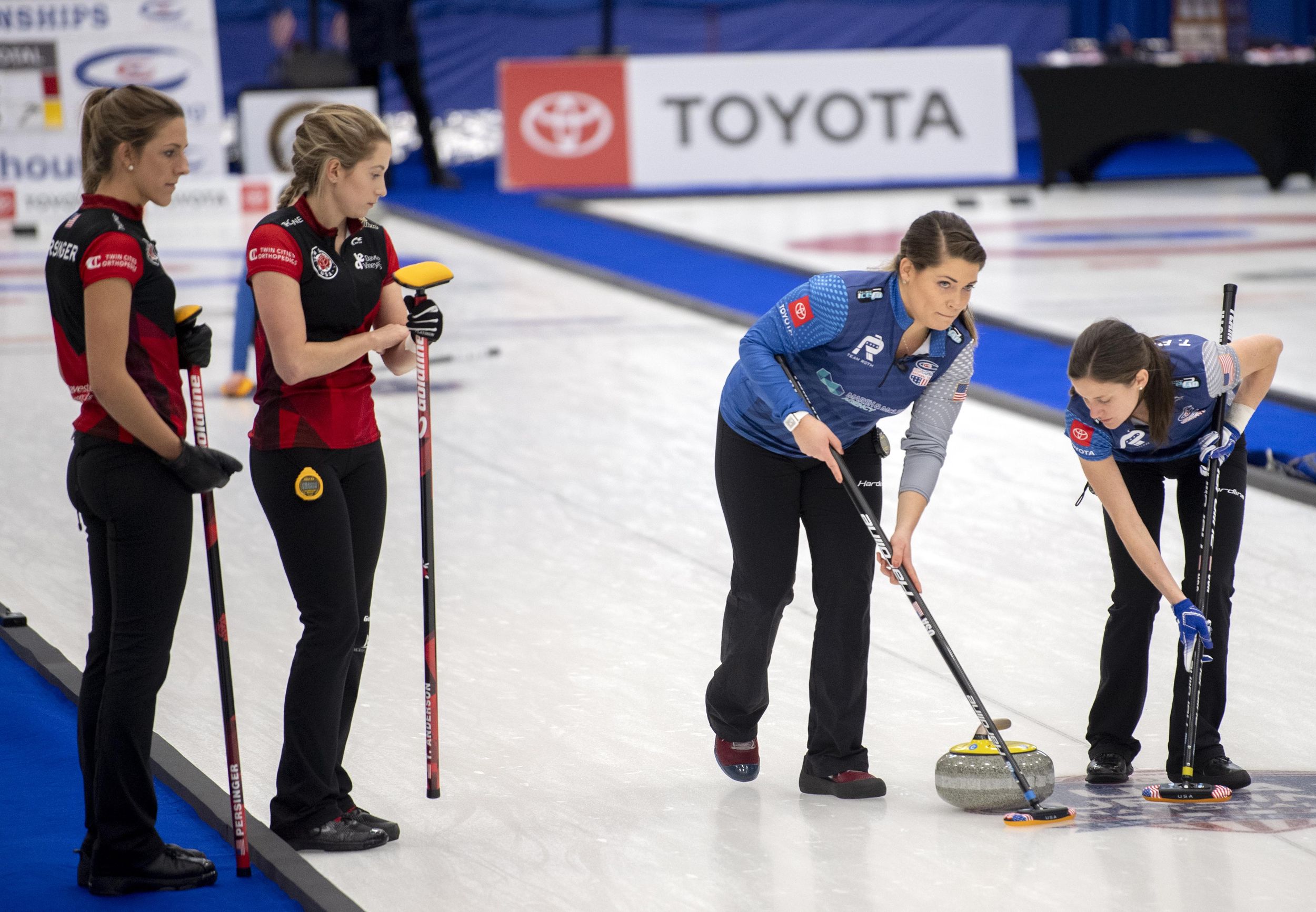 USA Curling National Championship title matches Feb. 15, 2020 The