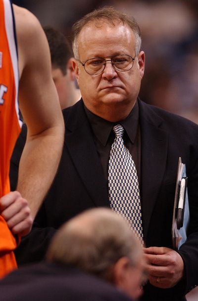 Syracuse associated head basketball coach Bernie Fine was fired by the university Sunday in the wake of child molestation accusations. (Associated Press)