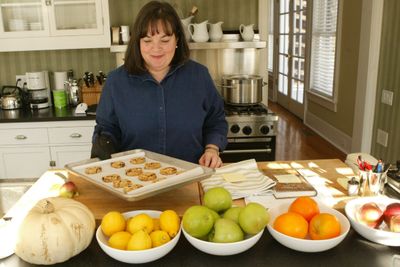 Ina Garten, aka the Barefoot Contessa, prepares fruitcake cookies in her home kitchen, which also doubles as the set for her Food Network televison show “Barefoot Contessa” in this 2004 file photo. (File Associated Press / The Spokesman-Review)