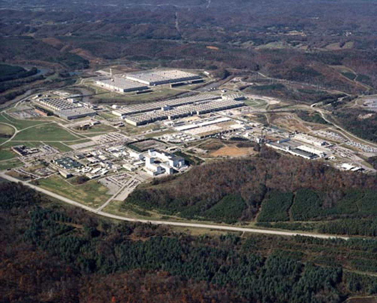 In this undated file photo provided by the Energy Department, the sprawling gaseous diffusion plant, where uranium was enriched for the World War II-era Manhattan Project is seen in Oak Ridge, Tenn. More than 70 years ago scientists working in secret created the atomic bomb that ended World War II and ushered the world into the nuclear age. On Tuesday, Interior Secretary Sally Jewell and Energy Secretary Ernest Moniz formally established the Manhattan Project National Historical Park as they sat in a federal building near the White House, where plans for the bomb were developed. The park preserves three sites where work on the bomb was completed: Oak Ridge, Tennessee; Hanford, Washington; and Los Alamos, New Mexico.