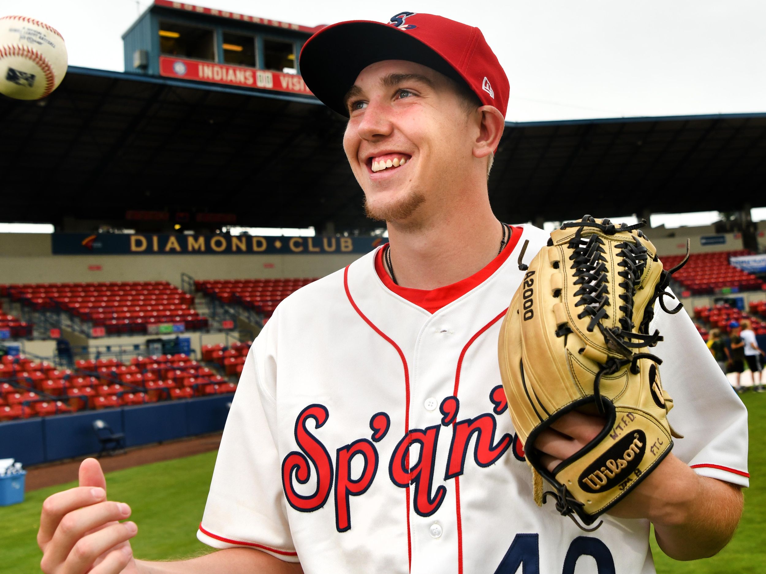 Down under: Spokane Indians pitcher John Matthews comes at hitters from  different angles | The Spokesman-Review