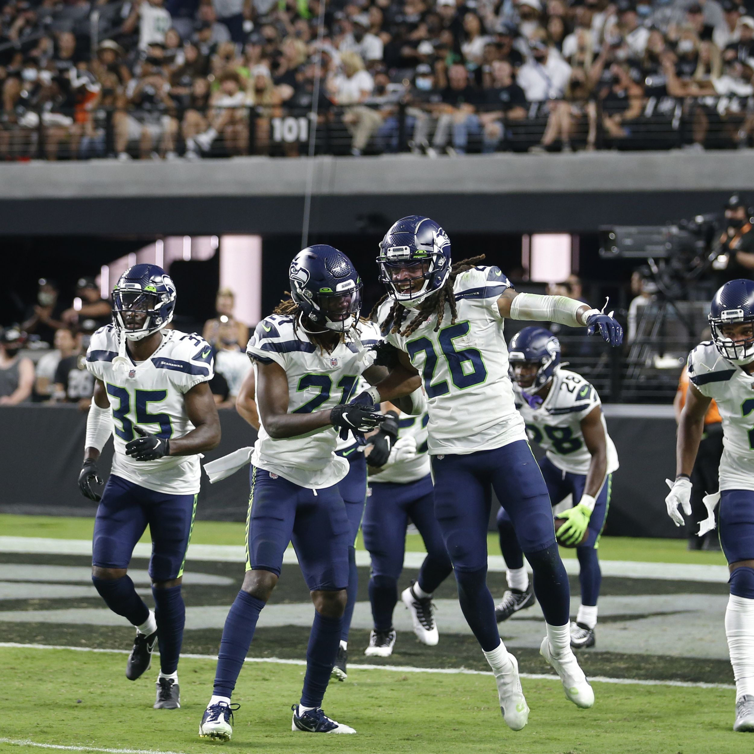 Seattle Seahawks safety Ryan Neal (26) during an NFL football game