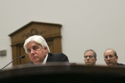 Former CEO of AIG Martin Sullivan testifies before the House Oversight and Government Reform Committee.  (Associated Press / The Spokesman-Review)