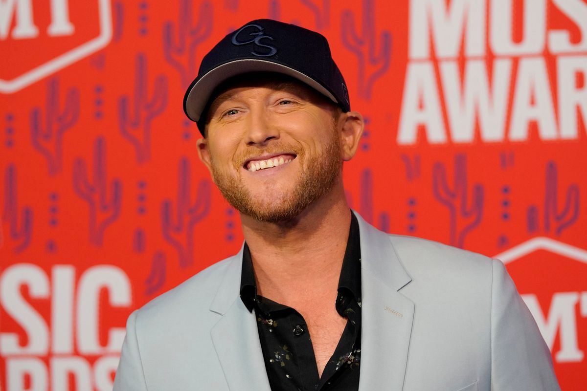 Cole Swindell arrives at the CMT Music Awards on June 5, 2019, at the Bridgestone Arena in Nashville, Tenn. Swindell will perform Sept. 12 at the Spokane County Interstate Fair.  (Associated Press)
