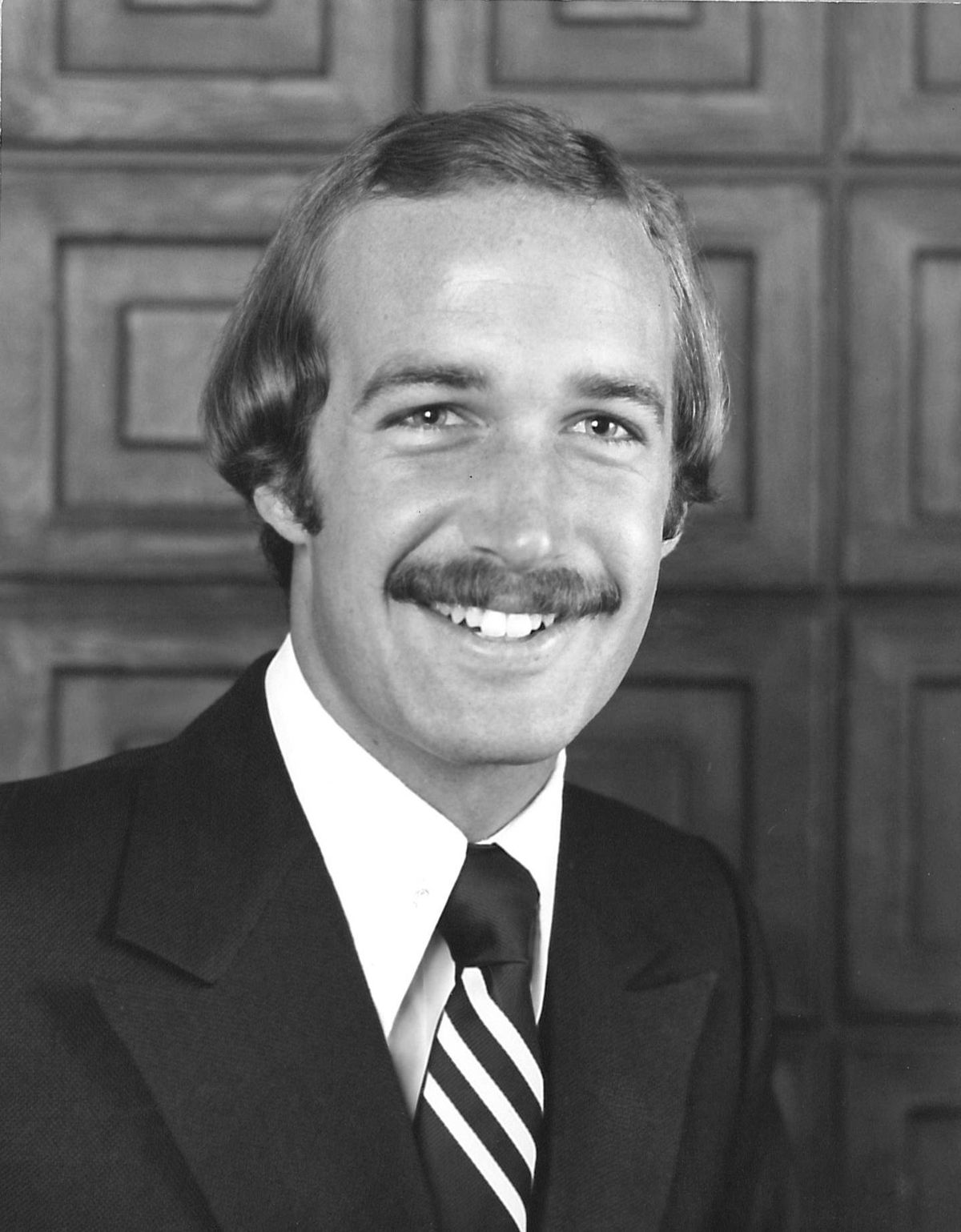 Dirk Kempthorne in 1974, as student body president at the University of Idaho. (University of Idaho)