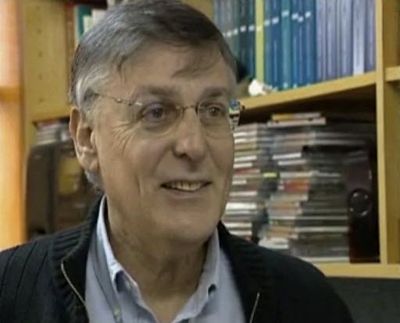 In this image made from video provided by Israel Channel 10, on Wednesday, Oct. 5, 2011, Israeli scientist Daniel Shechtman is seen during a television interview. Shechtman won the 2011 Nobel Prize in chemistry on Wednesday for his discovery of quasicrystals, a mosaic-like chemical structure that researchers previously thought was impossible. (AP Photo/Israel Channel 10)