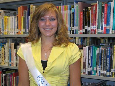 Samantha Gilson, a junior at East Valley High School, was named Miss Spokane Teen USA and went on to compete in the Miss Washington Teen USA pageant last month. (Rainey Coffin / The Spokesman-Review)