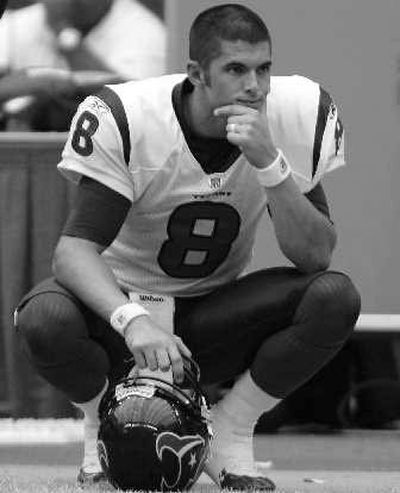 
Quarterback David Carr is the newest Carolina Panther. 
 (Associated Press / The Spokesman-Review)