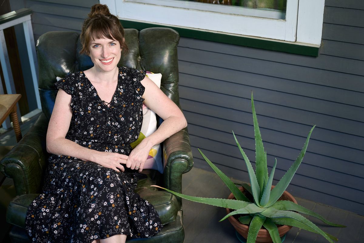 Kate Lebo has been named a finalist for the Washington State Book Awards for her collection of essays, “The Book of Difficult Fruit.”  (Colin Mulvany/Spokane Daily Chronicle)