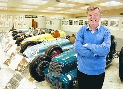 
Speedway historian Donald Davidson poses among old race cars on display at the Indianapolis Motor Speedway Museum in Indianapolis.
 (Associated Press / The Spokesman-Review)