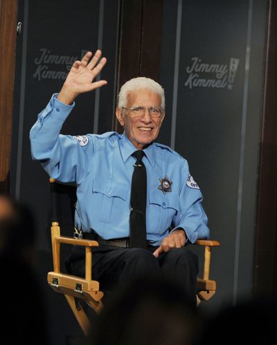 In this 2010 photo released by ABC, Frank Potenza is shown on the set of “Jimmy Kimmel Live!” in Hollywood.