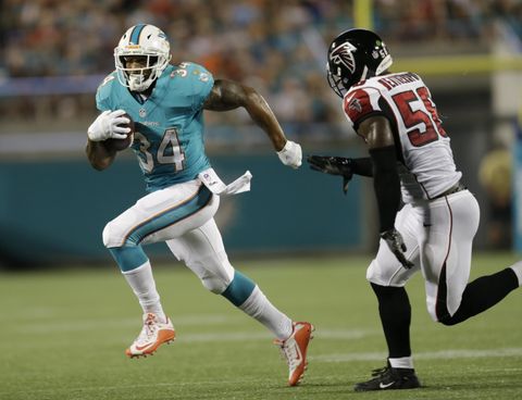 NFL notes: RB Arian Foster will start for Dolphins against