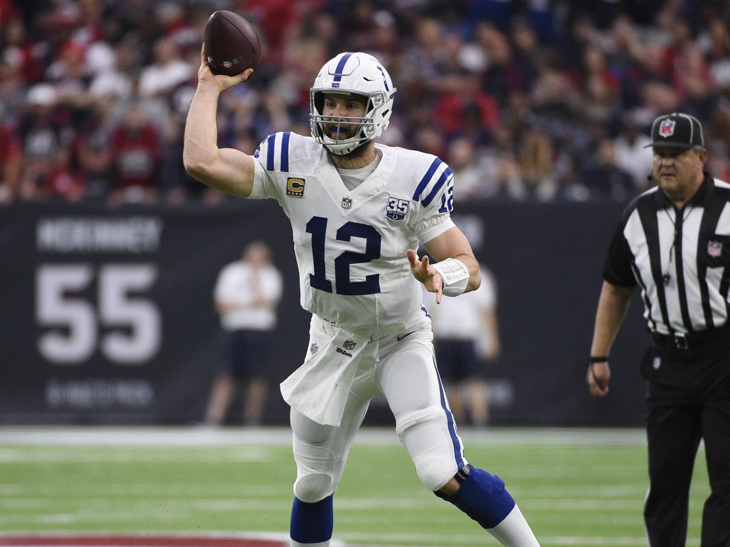 Andrew Luck Leads the Colts to a Wild-Card Win Over the Texans - The New  York Times