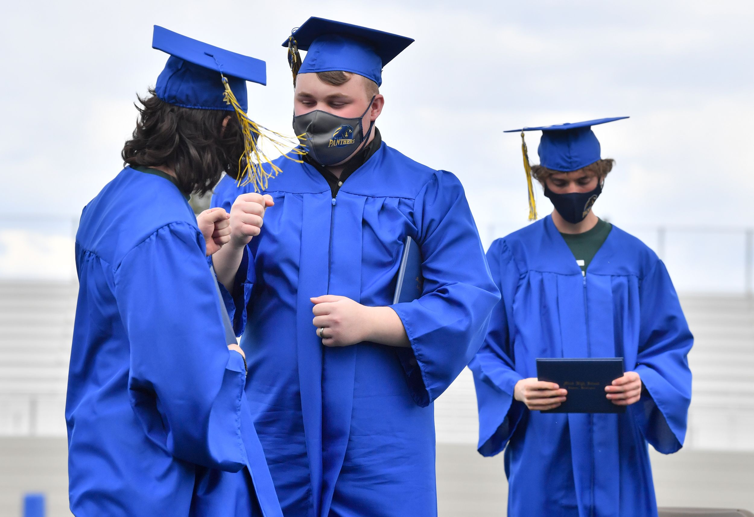 A special graduation for Mead High School senior Jaden Baer. April 22, 2021 The SpokesmanReview