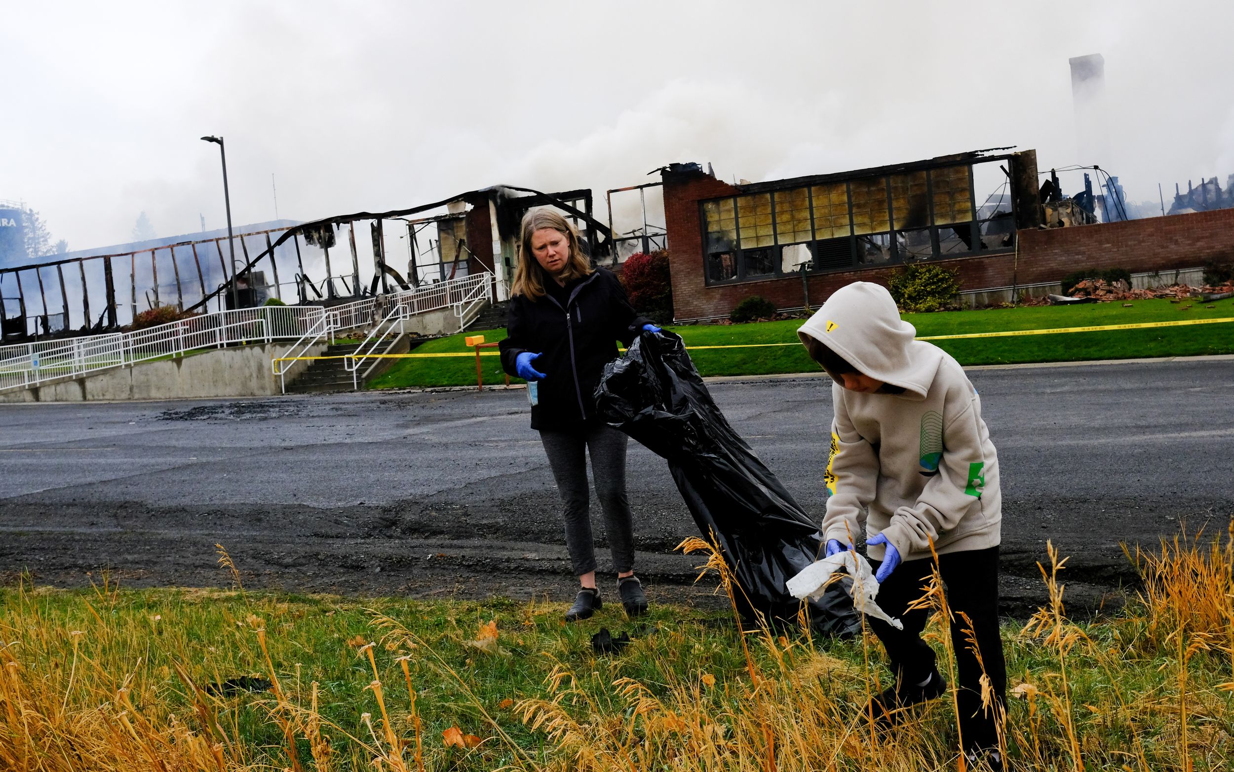 Almira Elementary School destroyed by fire Oct. 13, 2021 The