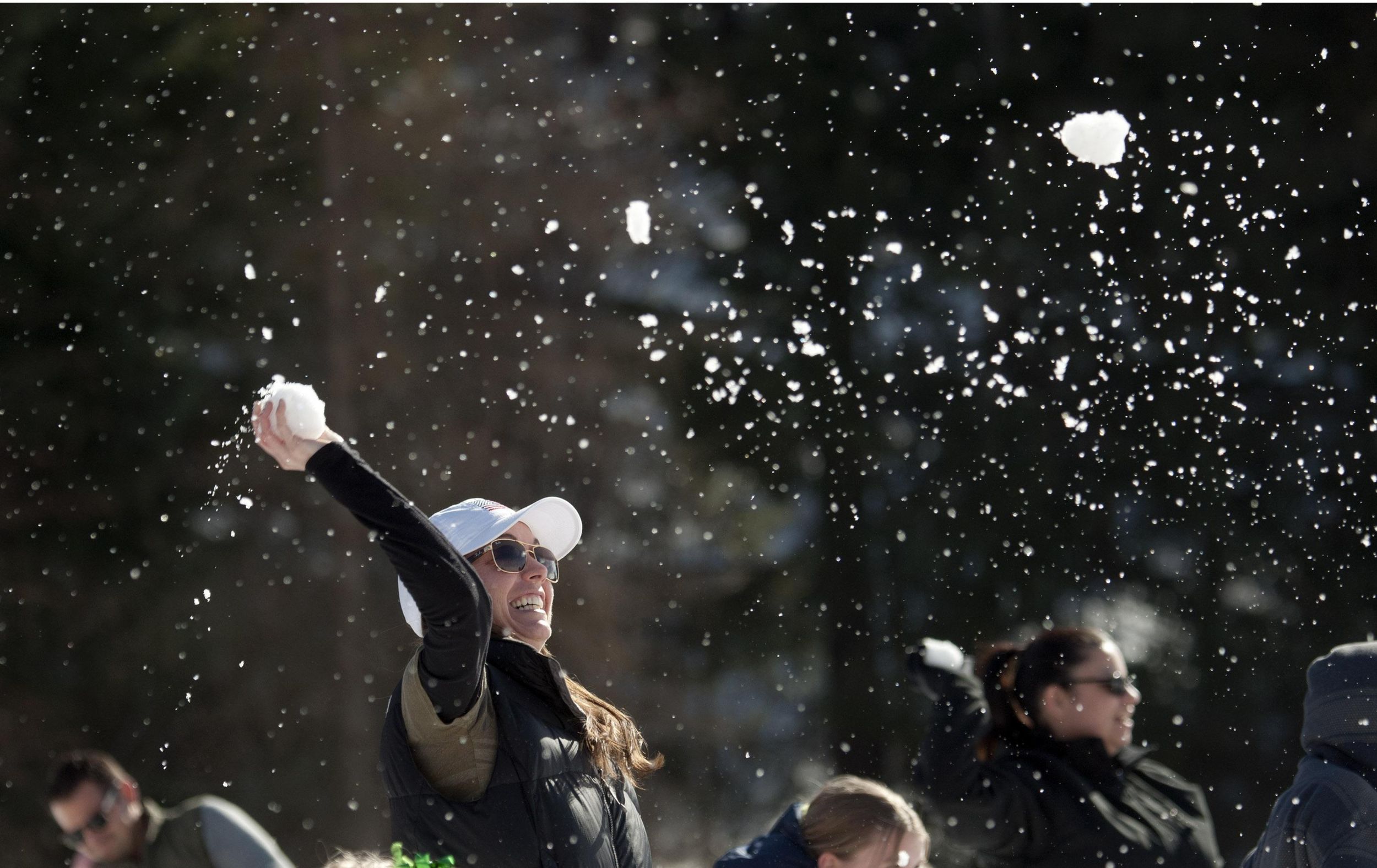 Coeur d’Alene snowball fight doesn’t break record, but still delights
