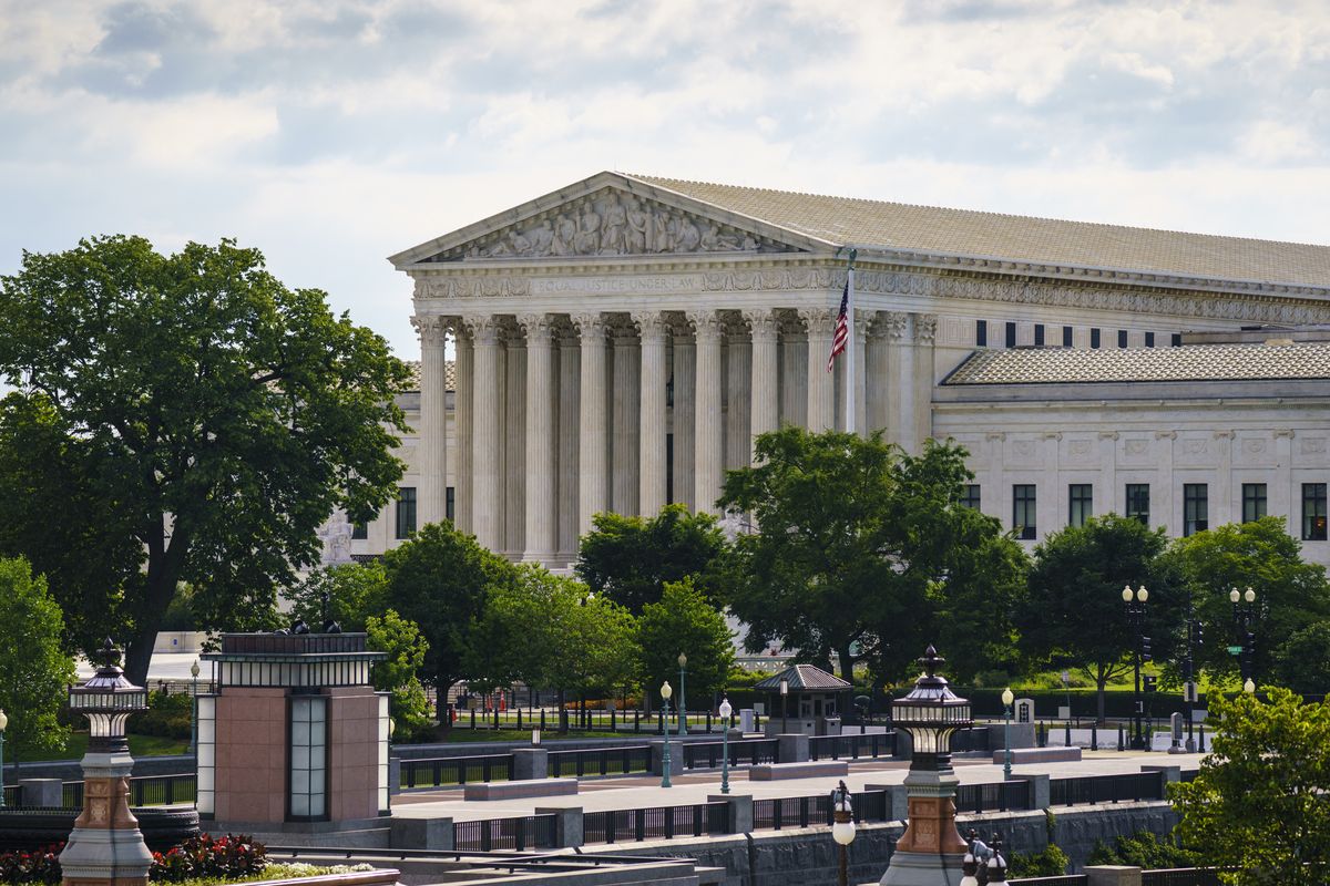 The Supreme Court is seen in Washington, Thursday, July 1, 2021.  (J. Scott Applewhite)