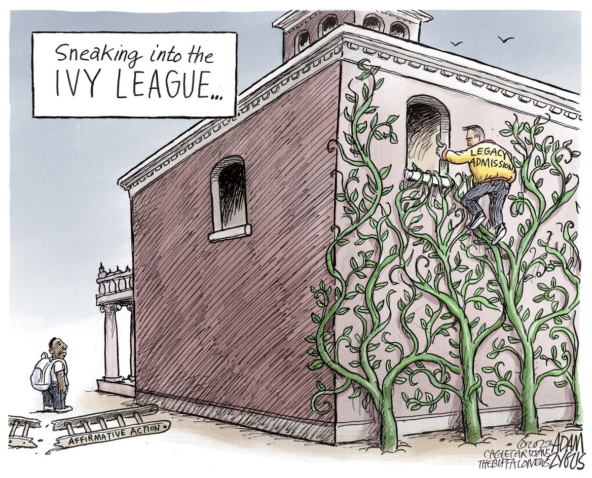 July 27, 2023: Ivy League Admissions (Adam Zyglis)