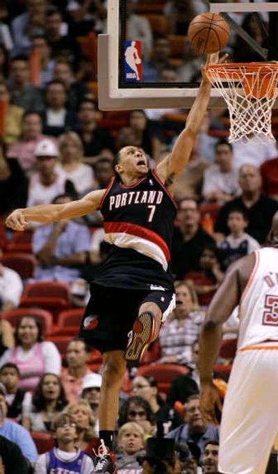 
Brandon Roy finished with 24 points to help Portland to another fourth-quarter rally. Associated Press
 (Associated Press / The Spokesman-Review)