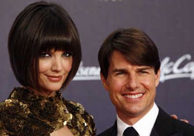 
Associated Press Katie Holmes and Tom Cruise
 (Associated Press / The Spokesman-Review)